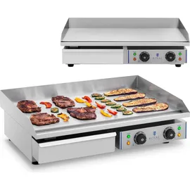 Royal Catering Elektro-Grillplatte 72,5 cm - glatt - 2 x 2,2 kW