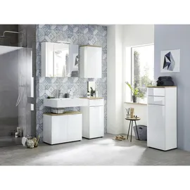 Germania Waschbeckenunterschrank Pescara 70 x 58 x 34 cm Weiß