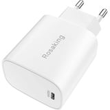 Rosaking 20W USB C Ladegerät,Netzteil USB C PD Schnellladegerät für iPhone14 Pro/Pro Max/14/Plus,13 Pro/Pro Max/mini/13,SE/12 Pro/12 Pro Max/mini/12,11 Pro/Pro Max/Weiß (Ohne Kabel)