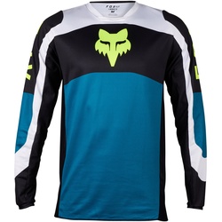FOX 180 Nitro Motocross Jersey, blau, Größe L für Männer