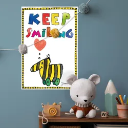 LuckyLinde Wanddekoobjekt »Tigerente mit Herz«, (1 St.), Exklusive JANOSCH Kindermotive, Stahlschild LuckyLinde bunt