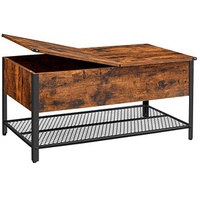 VASAGLE Couchtisch braun 100,0 x 55,0 x 47,0 cm
