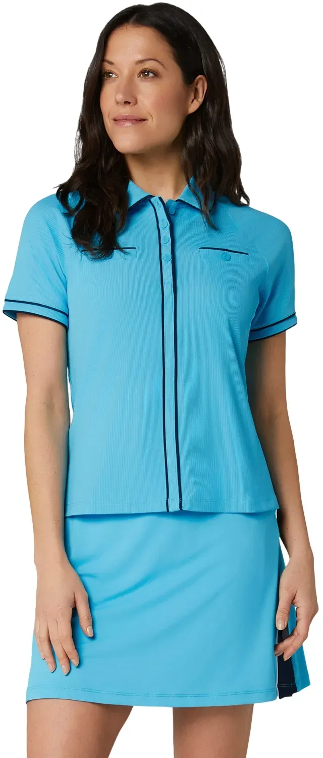 Original Penguin Polo Button Placket, hellblau