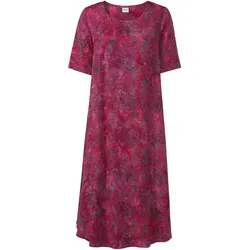 Viskose-Kleid, Muster fuchsia, 42