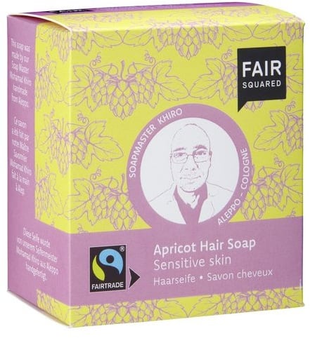 Fair Squared Hair Soap Apricot 2 x 80g