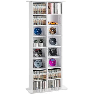 Vevor CD-Regal 8-lagig für 464 CDs Weiß