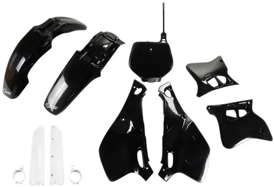 Ufo Yamaha Yz 125/250 1993-1995 Yakit295f-001 Fork Protectors & Plastikbausatz - Black - One Size