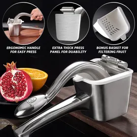 Gourmet Berner Gourmet Easy Zitruspresse Edelstahl/silber
