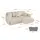 altdecor Ecksofa Cord 2-Sitzer Beige