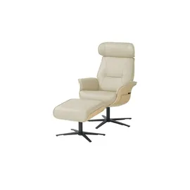 Musterring Relaxsessel MR276 Leder 74 x 108 x 80 cm Creme