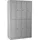 Gürkan Spind Stahl 117,0 x 50,0 x 195,0 cm grau 8 Schließfächer