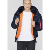 Alpha Industries MA-1 Hooded«, blau