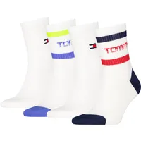 Tommy Hilfiger TH UNI TJ SHORT SOCK 4P STRIPE ECOM Bunt 35-38