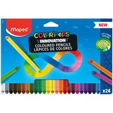 Maped Color Peps Buntstifte farbsortiert, 24