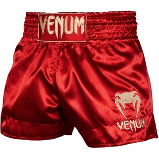 Venum, Classic Muay Thai Shorts, Herren, S, Bordeaux/Gold