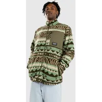 OAKLEY Mountain Fire Sherpa Sweatjacke green norway pattern Gr.