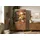 Massivmoebel24 Vitrine Akazie 90 x 42 x 190 cm Beige