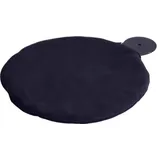 aktiv kat - Schlafmulde mit schwarzem Metallrahmen und Nano-Bezug Ø 45 cm - Dunkelgrau