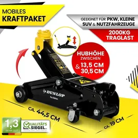Dunlop Wagenheber Stahl 2t schwarz