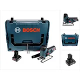 Bosch GST 12V-70 Professional Stichsäge 12 V + 1x Akku 6,0 Ah + L-Boxx - ohne Ladegerät