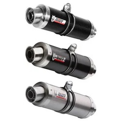 MIVV GP Auspuffsystem mit EG-BE Carbon, Titan, Schwarz