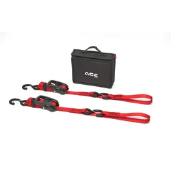 Acebikes Ratchet Premium 2-Pack Motorrad-Sicherung Spanngurte 750 daN
