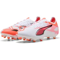 Puma Ultra 5 Match Herren Puma White-Puma Black-Glowing Red 39