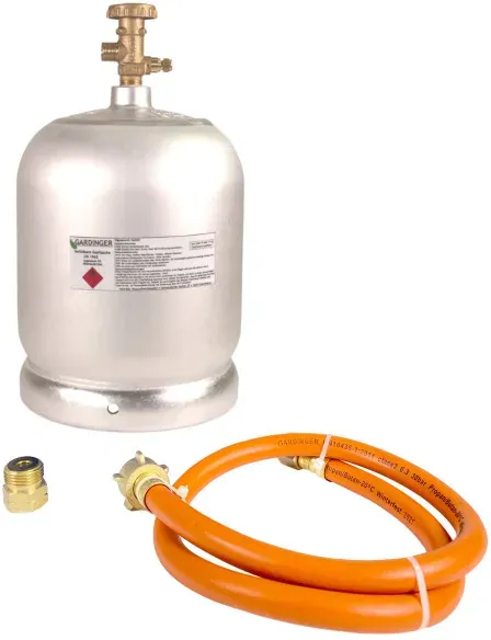PROFILL Aluminium Gasflasche 2 kg leer und selbst befüllbar für Propan und Butan...