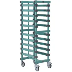 Gastro-Inox Rea Regalwagen aus Kunststoff mit 15 Etagen 540x660x1790mm