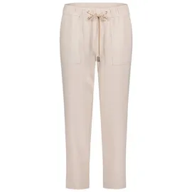 Betty & Co Stoffhose Gerade Taupe/Cream 38