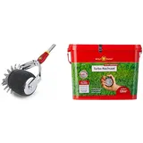 WOLF Garten 71AAA037650 Rasenkantenschneider Multi-Star RB-M NEU2018, Rot 40x15x16 cm | Griff ZM 170 & Turbo-NACHSAAT 3826121 LR 120 m2, ROT