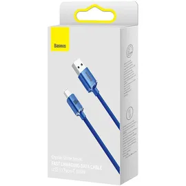 Baseus Crystal Shine cable USB to USB-C 5A100W1.2m (blue)