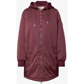 STREET ONE Langer Blouson mit Kapuze - Rot