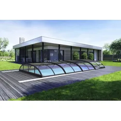Pool-Überdachung / Pool-Abdeckung SkyCover® Solid