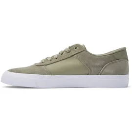 DC Shoes "Teknic", Herren, Gr. 8,5(41), beige (deepforest), Obermaterial: Leder (Kuh) / Futter: Textil / Außensohle: Gummi., Schuhe Sneaker