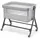 Cam il mondo del bambino Baby Beistellbett Sempreconte | für 0-9 kg | Grau | 8 Höhen