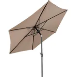 Mojawo Mojawo, Sonnenschirm 3m – Knickbarer UV30 Kurbel Beige