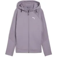 Puma Damen Kapuzenjacke Evostripe Full-Zip Hoodies, Blasse Pflaume, M