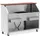Royal Catering Mobile Cocktail-Station 150 cm Theke in Holzoptik Eisbehälter Flaschenhalter -