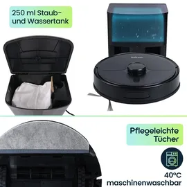 ideoon Saugroboter Schwarz