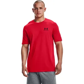 Under Armour Sportstyle Left Chest Trainingsshirt Herren red L
