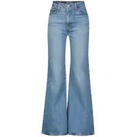 Levi's für Damen. A7503-0020 Jeans Ribcage Bell blau (25/30),
