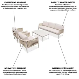 beautysofa RIVIERA Loungeset beige