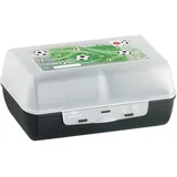 Emsa Brotdose Variablo Soccer mit Trennwand 16x11x7cm