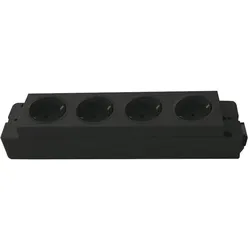 Steckdosenleiste Express 4 x Schuko, GST, schwarz