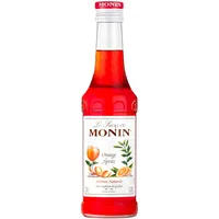 Monin Sirup Orange Spritz (1 x 0,25 l) - Orangen Sirup für Spritz, Aperitif, Cocktails & Mocktails – Fruchtiger Getränkesirup für Limonade, Sommerdrinks & Desserts