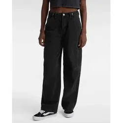Vans für Damen. VN000FVHBLK1 Bordsteinkante Hose schwarz (38), Lässig, Baumwolle