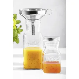 Kilner Saftflasche zum Befüllen 1 L | Aufbewahrung und Konservierung aller selbstgemachten Joghurts, Säfte und Milch | auslaufsichere Glas Trinkflasche mit Schraub-Deckel | Flasche zum Befüllen