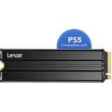 Lexar NM790 2TB Interne SSD mit Kühlkörper, M.2 2280 PCIe Gen4x4 NVMe 1.4 SSD, Bis zu 7400MB/s Lesen, 6500MB/s Schreiben, Interne Solid-State-Laufwerk für PS5, PC, Laptop (LNM790X002T-RN9NG)