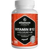 Vitamaze Vitamin B12 1000 µg + B9 + B6 Tabletten 180 St.